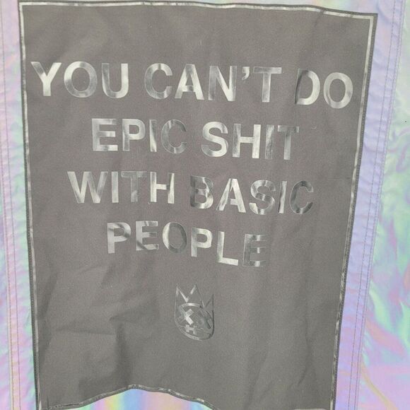 Cult Of Individuality Reversible Type II Denim Jacket Oil Slick Iridescent XL - Picture 11 of 16